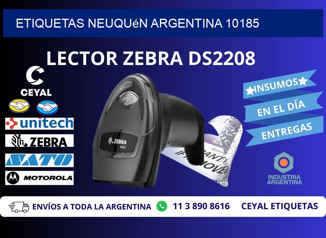 Etiquetas Neuquén Argentina 10185