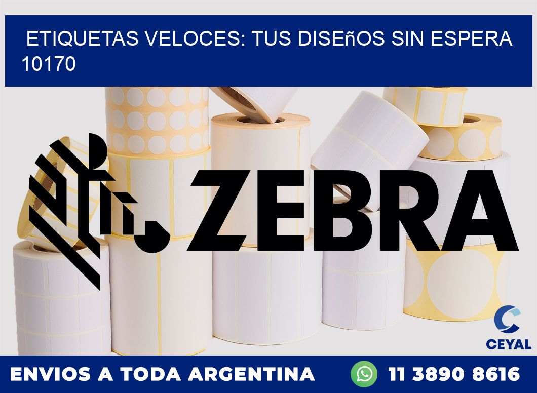 Etiquetas Veloces: Tus Diseños sin Espera 10170