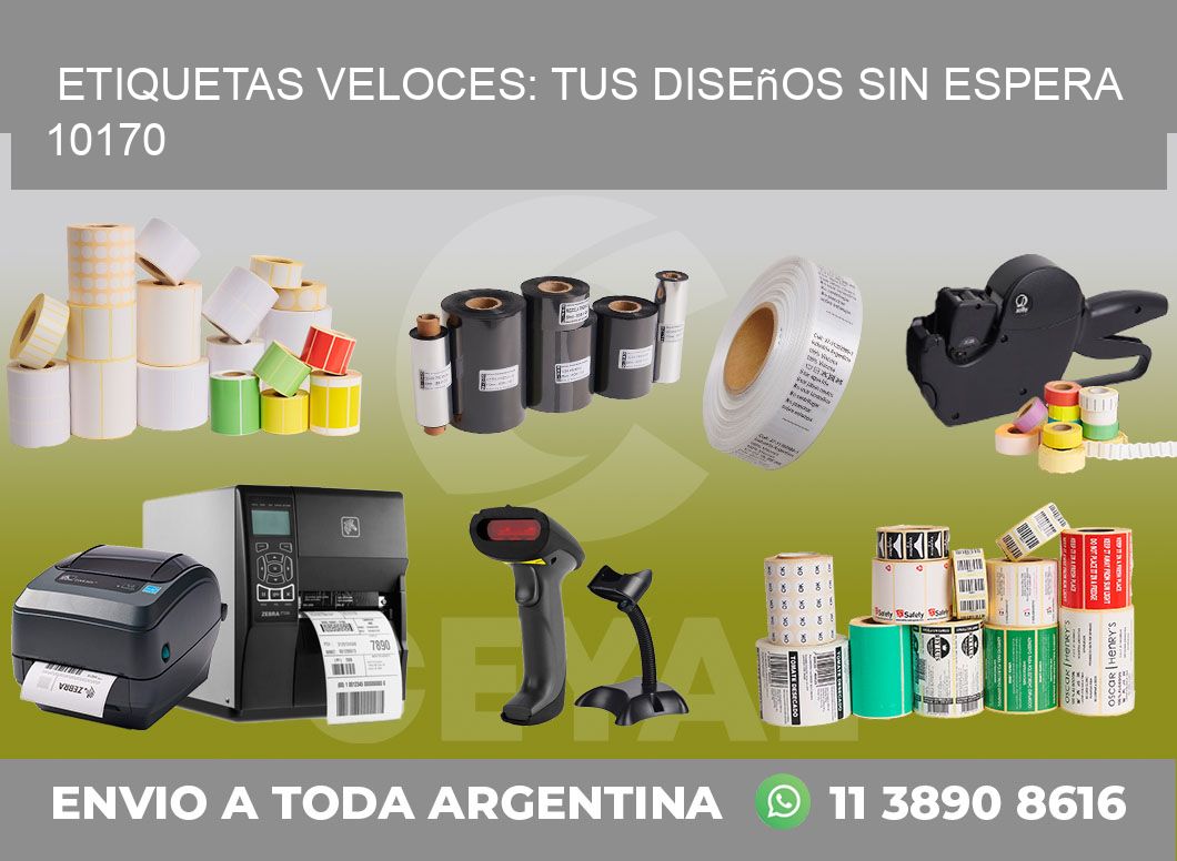 Etiquetas Veloces: Tus Diseños sin Espera 10170