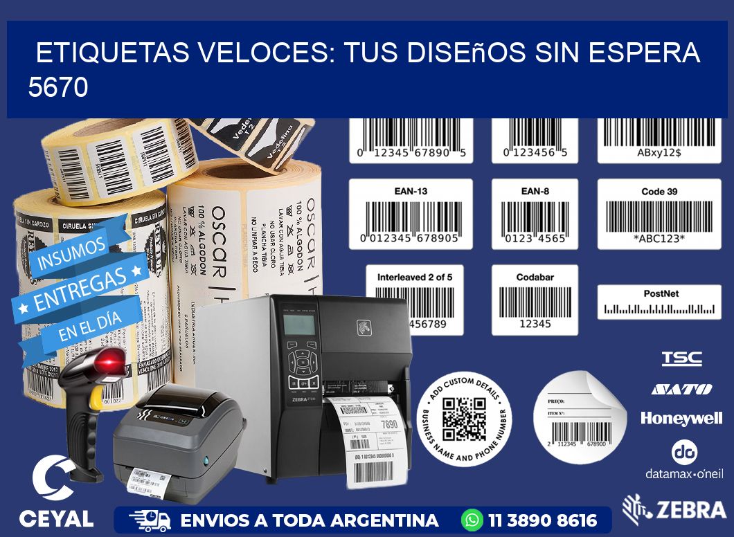 Etiquetas Veloces: Tus Diseños sin Espera 5670