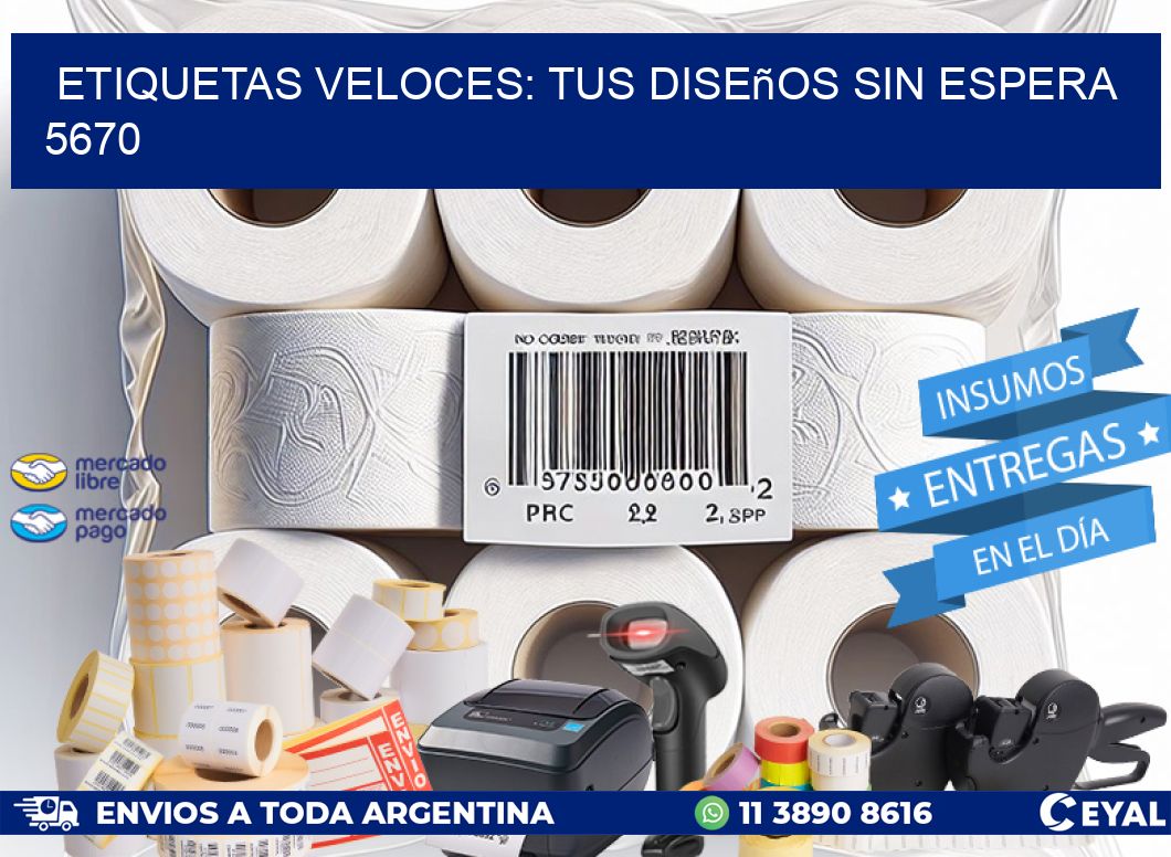 Etiquetas Veloces: Tus Diseños sin Espera 5670