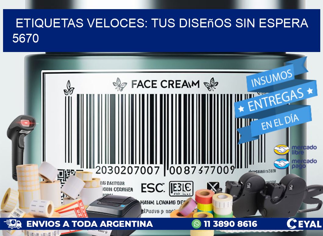 Etiquetas Veloces: Tus Diseños sin Espera 5670