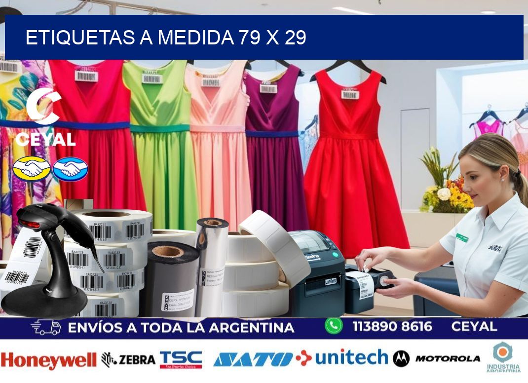 Etiquetas a medida 79 x 29
