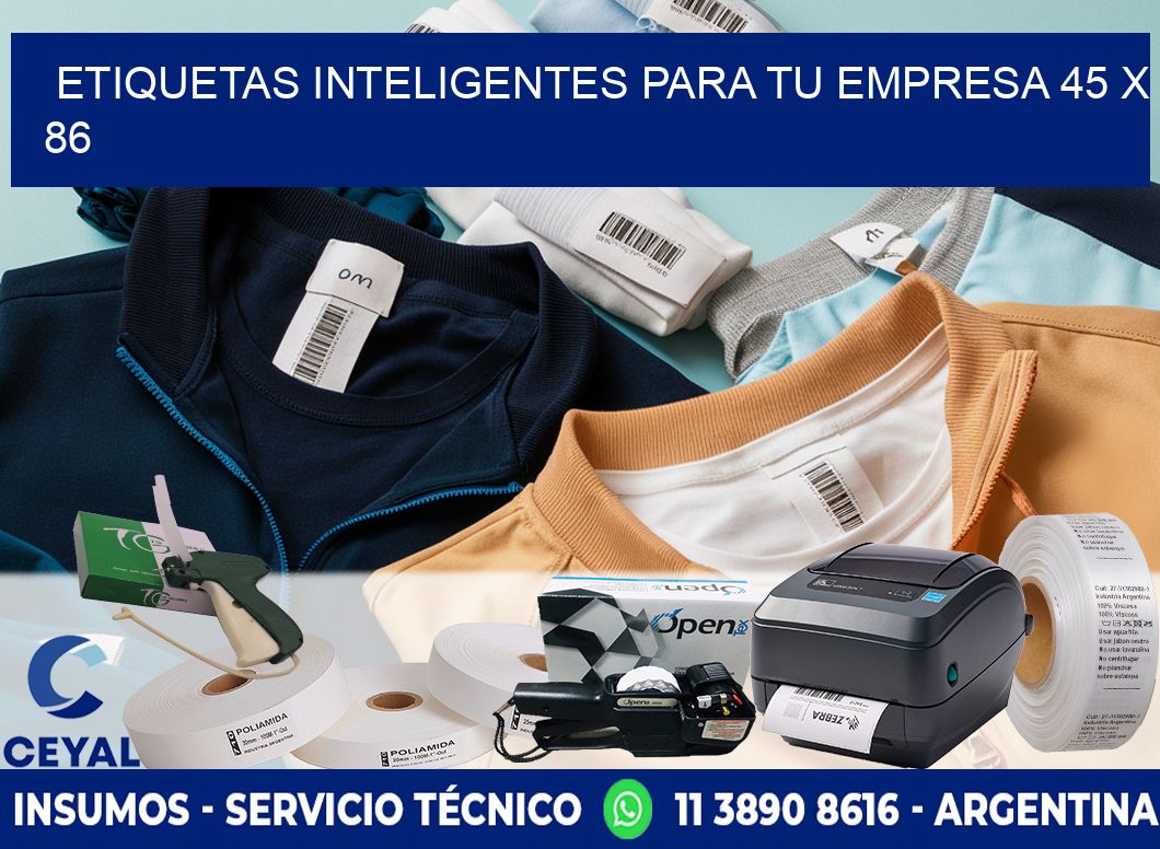 Etiquetas inteligentes para tu empresa 45 x 86