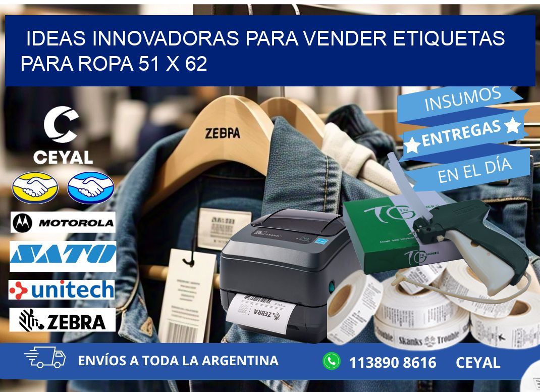 Ideas Innovadoras para Vender Etiquetas para Ropa 51 x 62