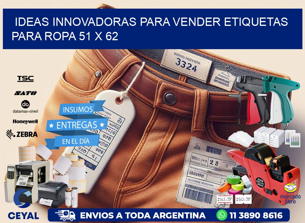 Ideas Innovadoras para Vender Etiquetas para Ropa 51 x 62