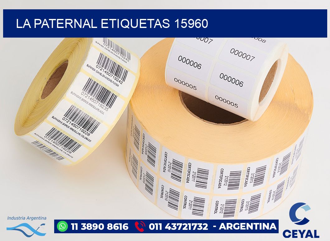 La Paternal etiquetas 15960