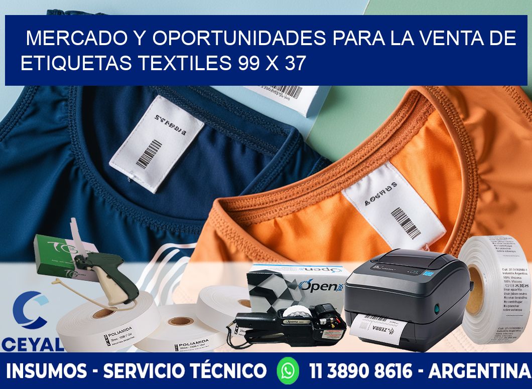 Mercado y Oportunidades para la Venta de Etiquetas Textiles 99 x 37