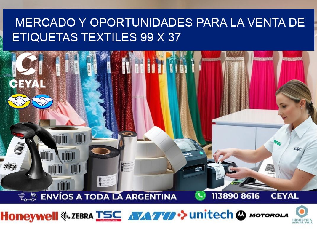Mercado y Oportunidades para la Venta de Etiquetas Textiles 99 x 37