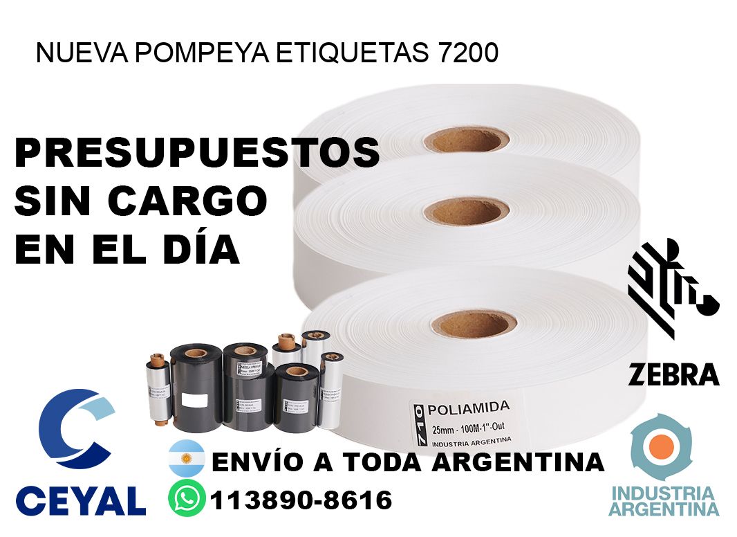 Nueva Pompeya etiquetas 7200