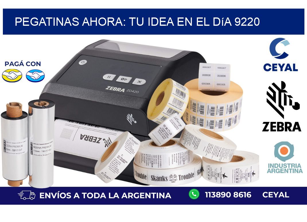 Pegatinas Ahora: Tu Idea en el Día 9220