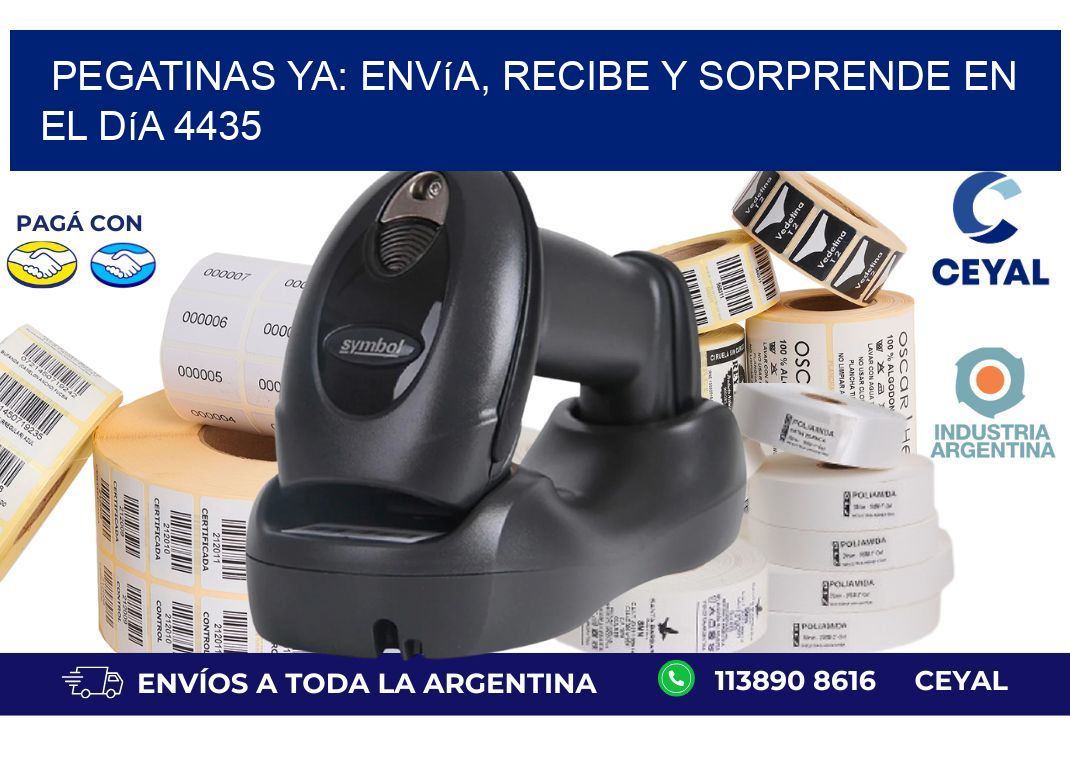 Pegatinas Ya: Envía, Recibe y Sorprende en el Día 4435