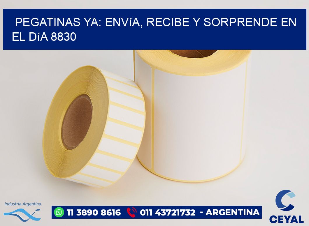 Pegatinas Ya: Envía, Recibe y Sorprende en el Día 8830