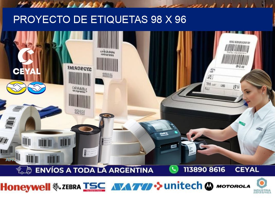 Proyecto de etiquetas 98 x 96