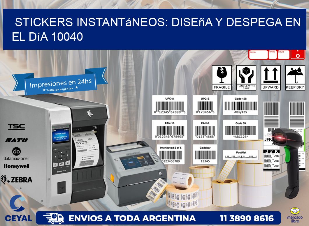 Stickers Instantáneos: Diseña y Despega en el Día 10040