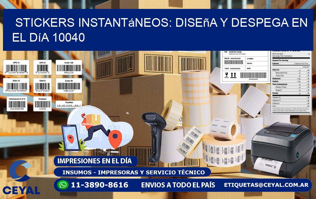Stickers Instantáneos: Diseña y Despega en el Día 10040