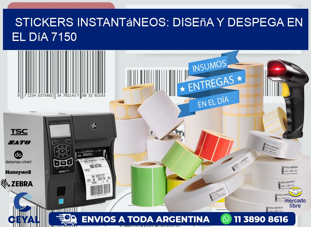 Stickers Instantáneos: Diseña y Despega en el Día 7150