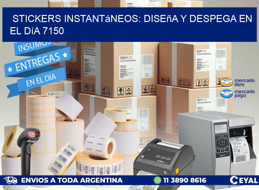 Stickers Instantáneos: Diseña y Despega en el Día 7150