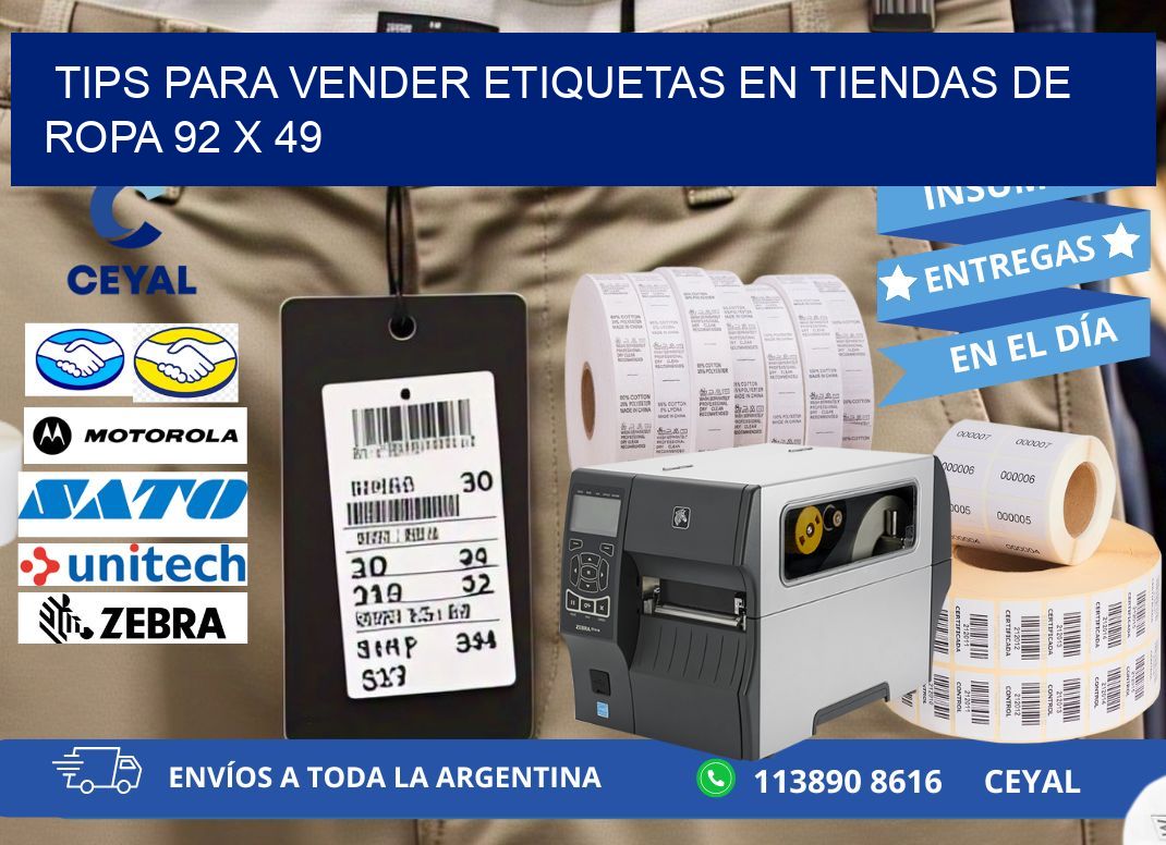 Tips para Vender Etiquetas en Tiendas de Ropa 92 x 49