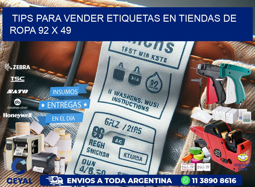 Tips para Vender Etiquetas en Tiendas de Ropa 92 x 49