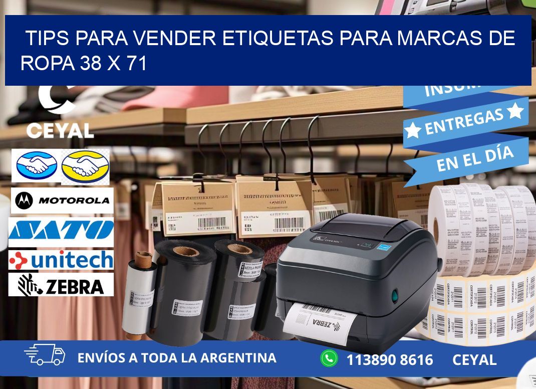Tips para Vender Etiquetas para Marcas de Ropa 38 x 71
