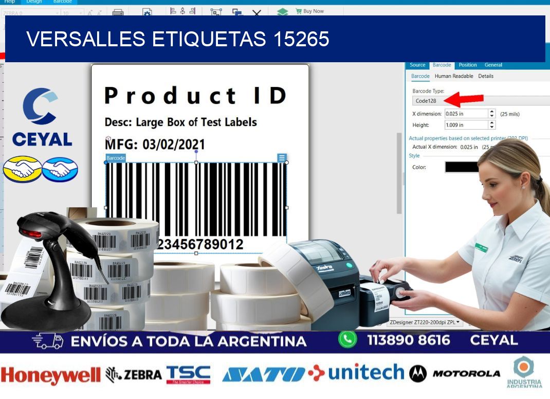 Versalles etiquetas 15265