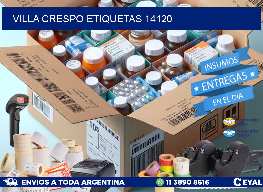 Villa Crespo etiquetas 14120