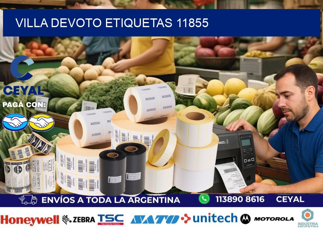 Villa Devoto etiquetas 11855
