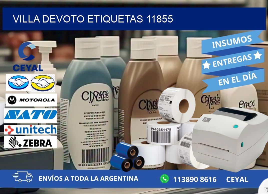 Villa Devoto etiquetas 11855