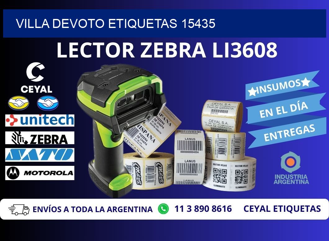 Villa Devoto etiquetas 15435
