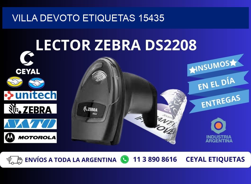 Villa Devoto etiquetas 15435