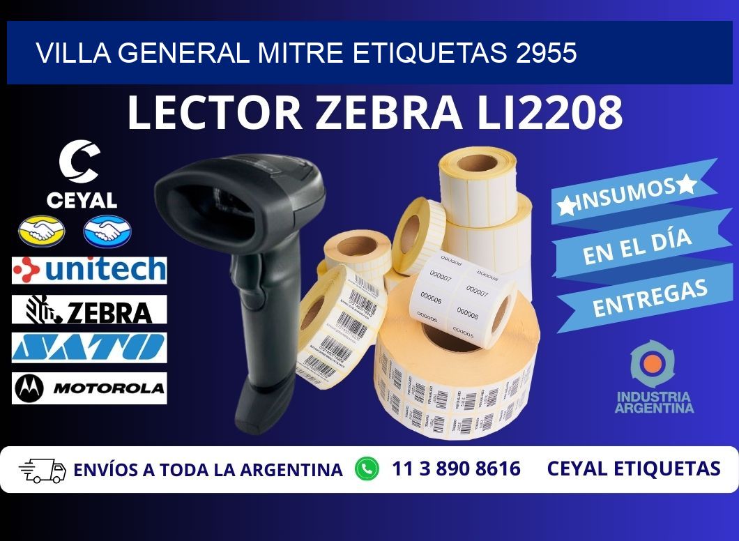 Villa General Mitre etiquetas 2955