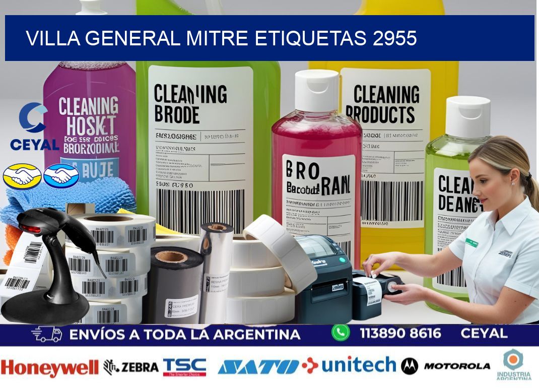 Villa General Mitre etiquetas 2955