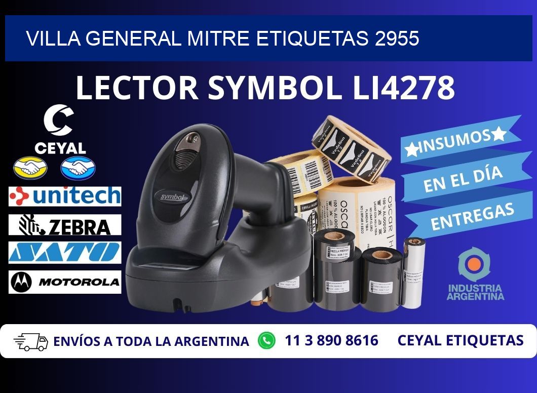 Villa General Mitre etiquetas 2955