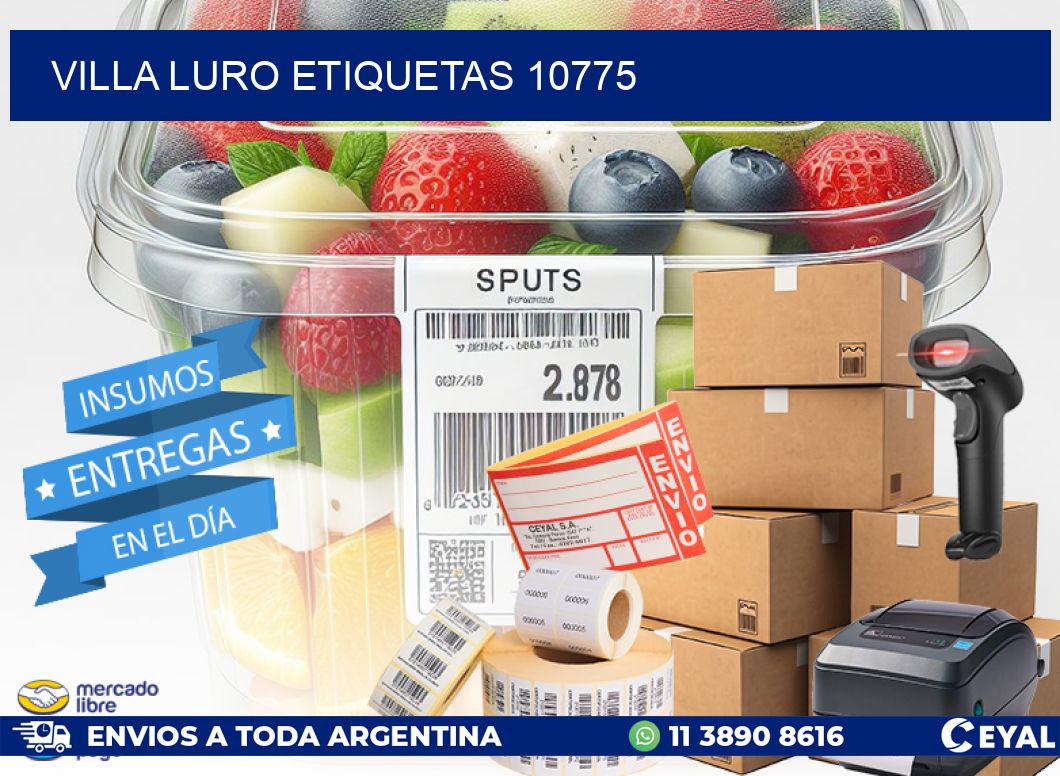 Villa Luro etiquetas 10775