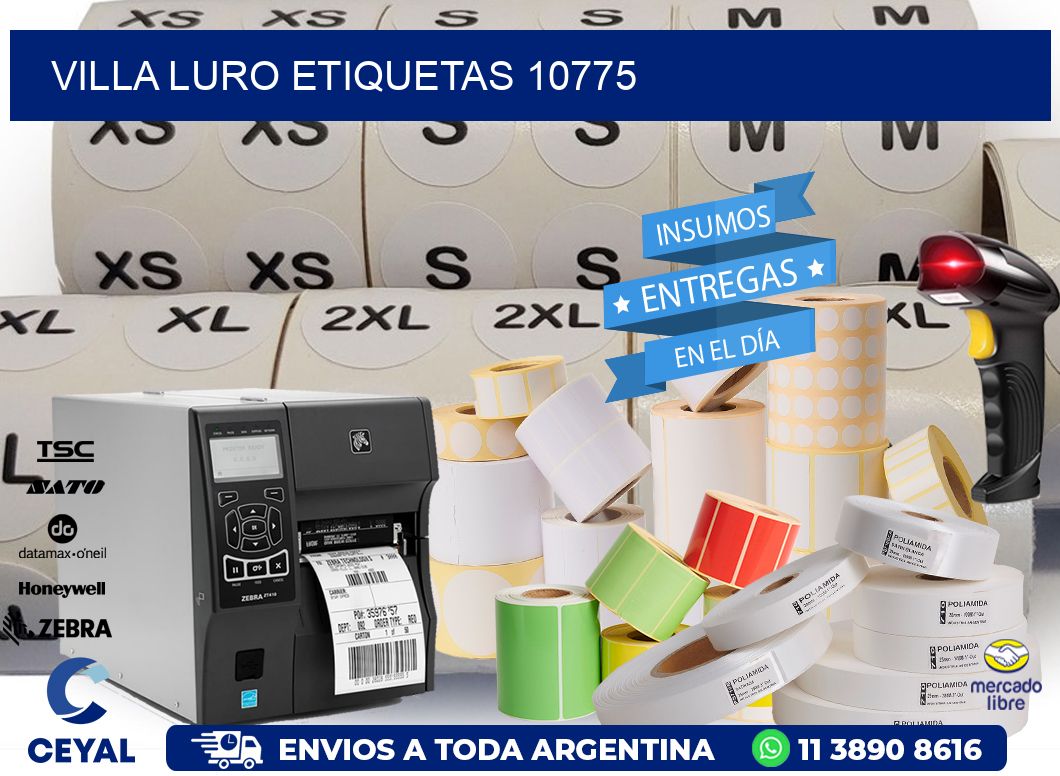 Villa Luro etiquetas 10775