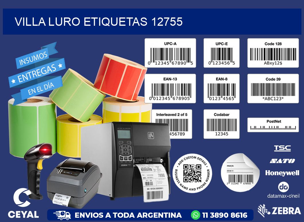 Villa Luro etiquetas 12755