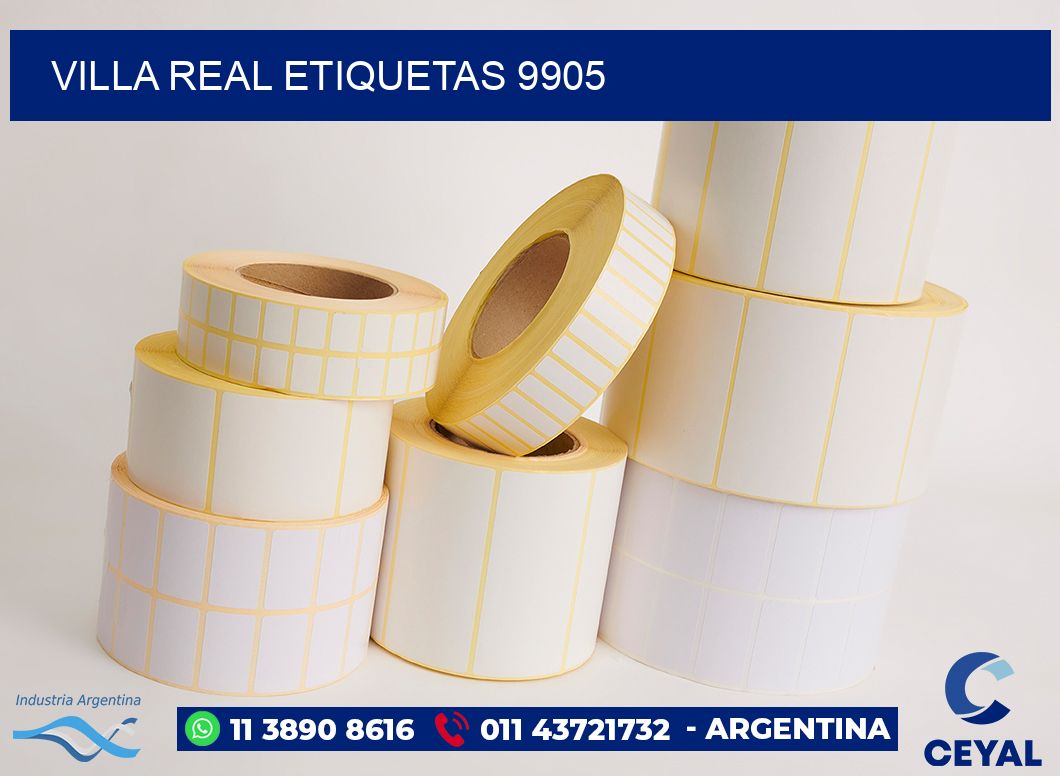 Villa Real etiquetas 9905