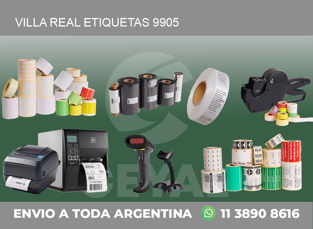 Villa Real etiquetas 9905