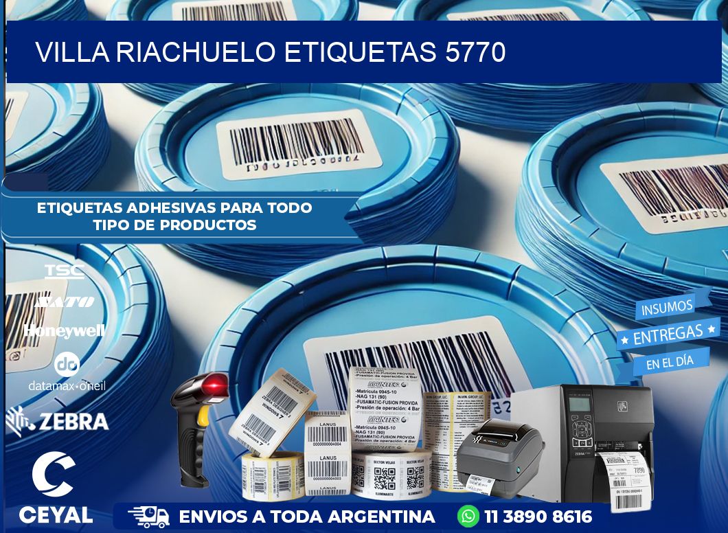 Villa Riachuelo etiquetas 5770