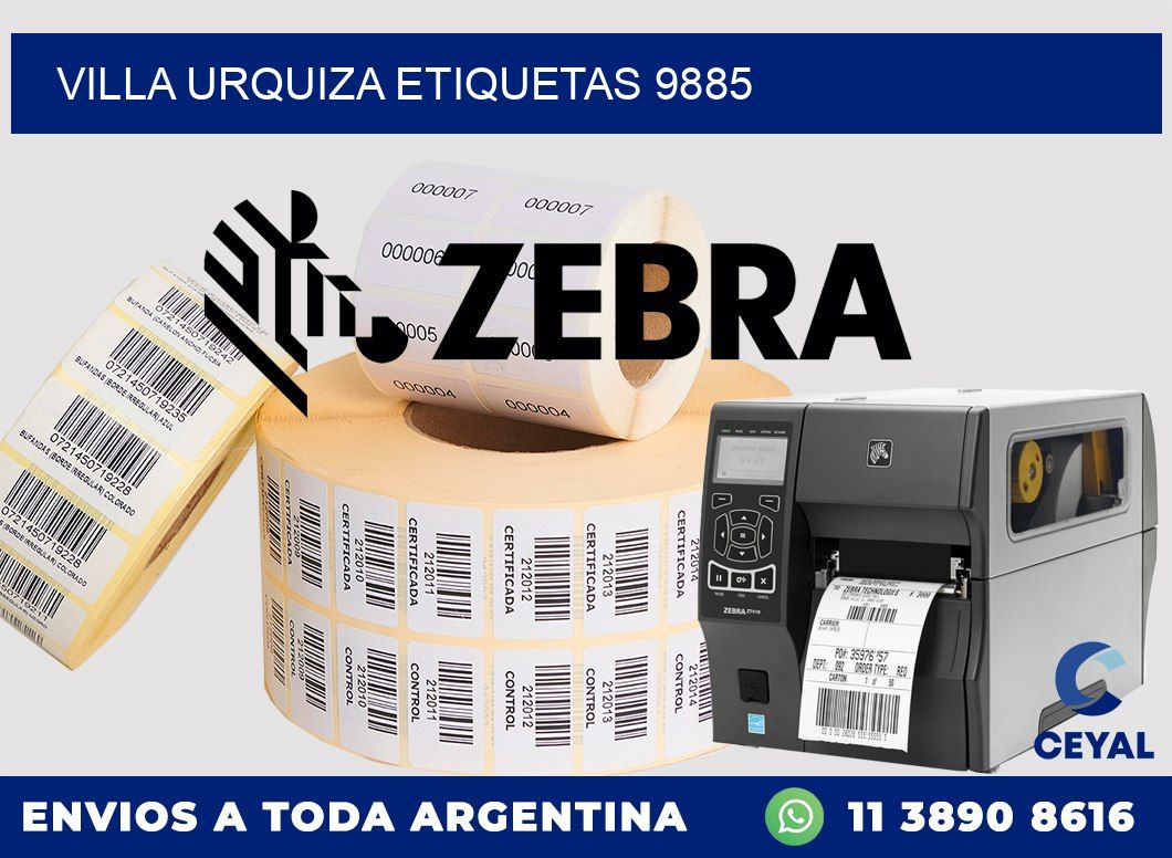 Villa Urquiza etiquetas 9885