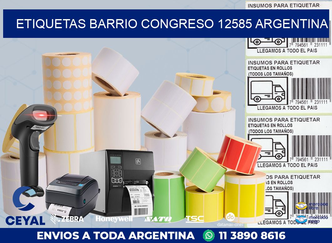 etiquetas barrio congreso 12585 argentina