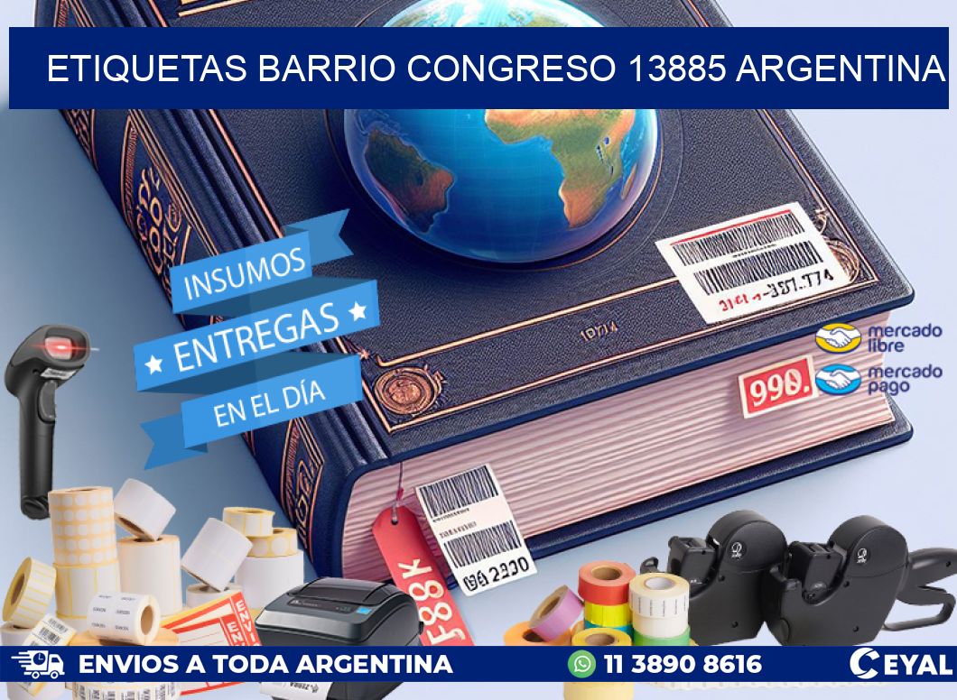 etiquetas barrio congreso 13885 argentina