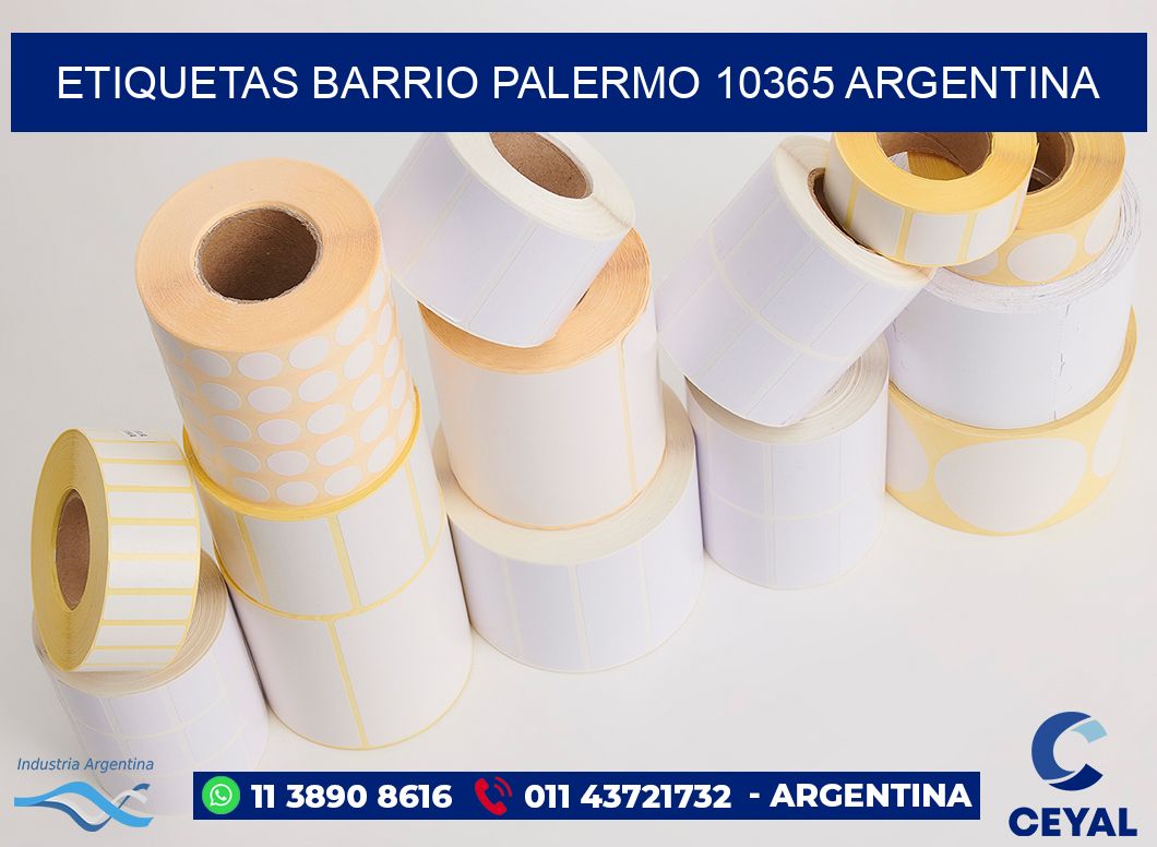 etiquetas barrio palermo 10365 argentina