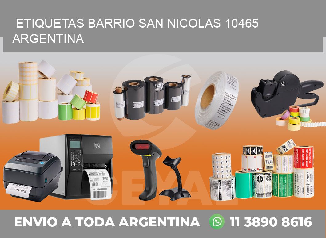 etiquetas barrio san nicolas 10465 argentina