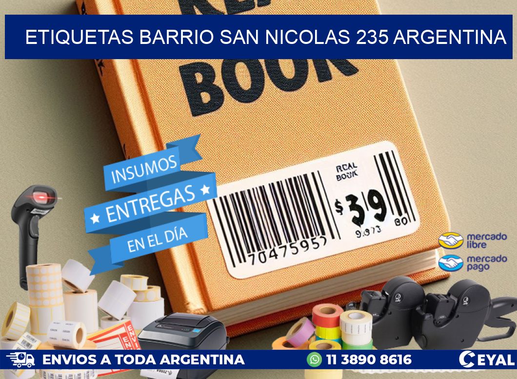 etiquetas barrio san nicolas 235 argentina