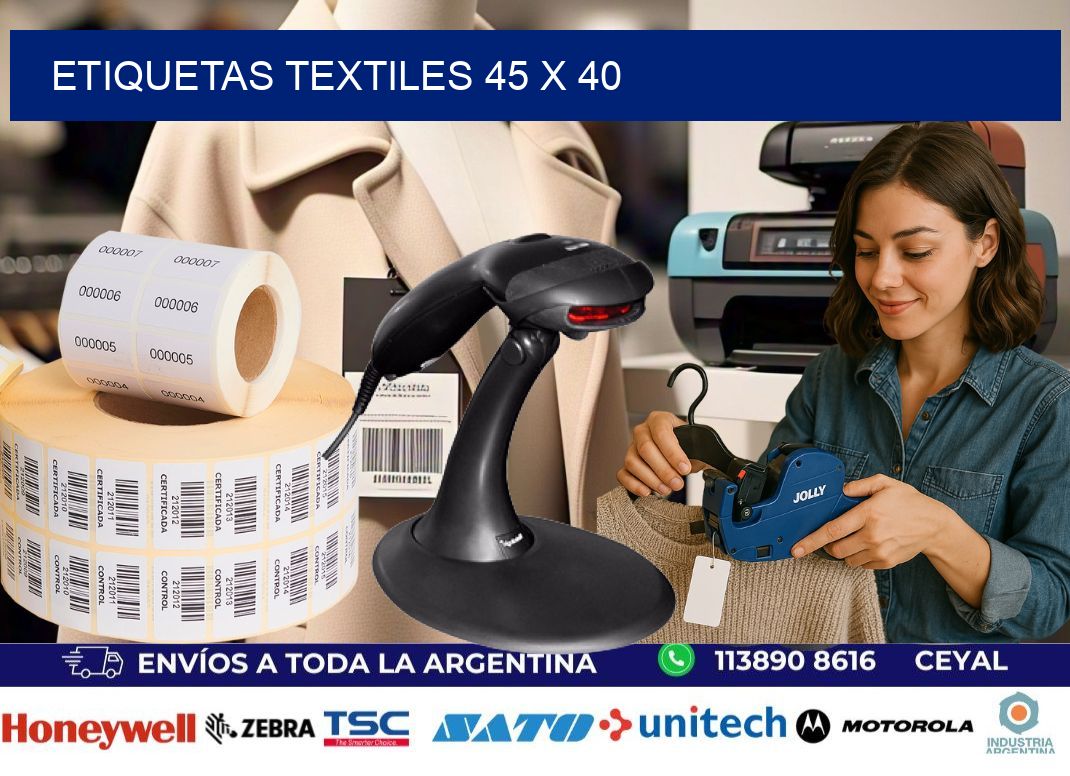 etiquetas textiles 45 x 40