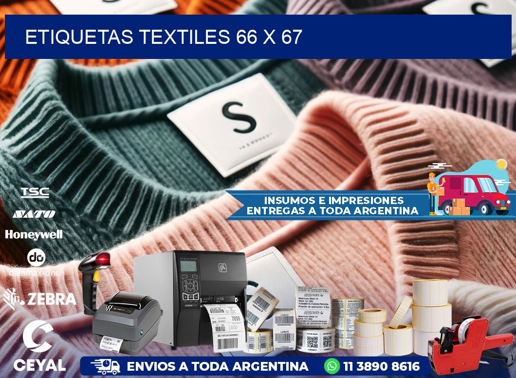 etiquetas textiles 66 x 67
