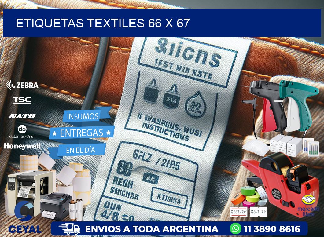 etiquetas textiles 66 x 67