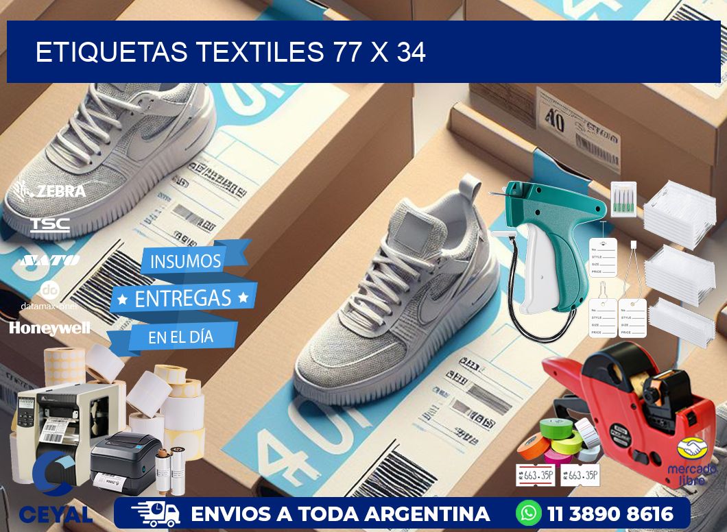 etiquetas textiles 77 x 34